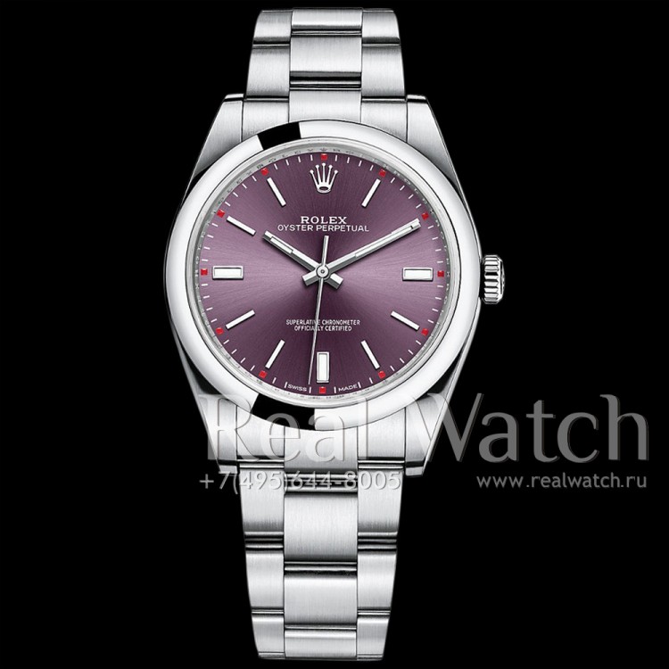 Rolex Oyster Perpetual 39 mm Red Grape 1:1 (Арт. 048-339)