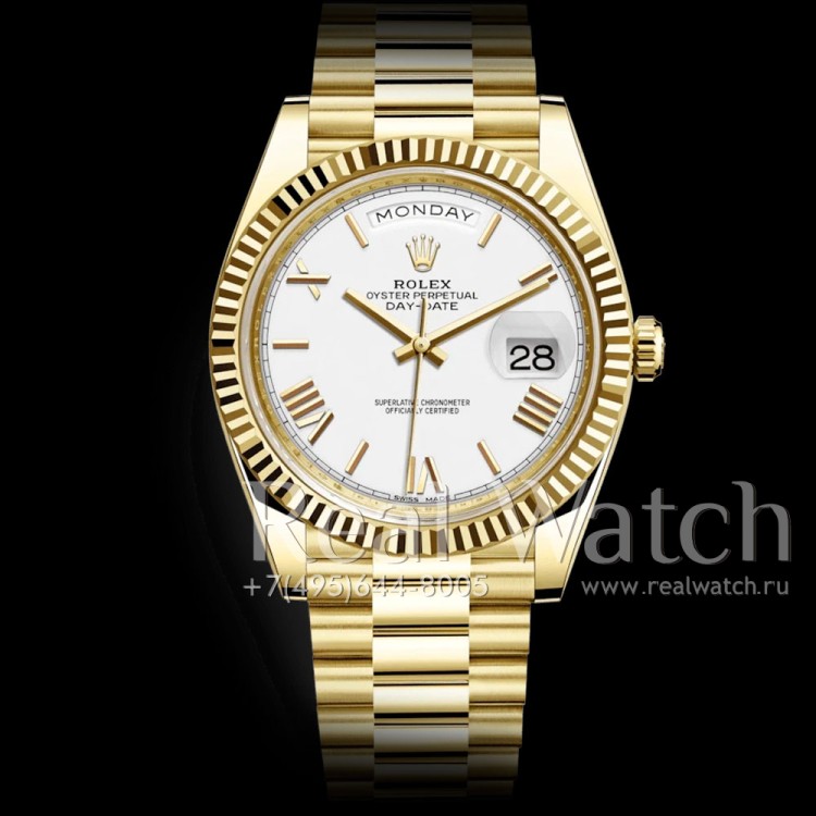 Rolex Day-Date 40 mm Yellow Gold Steel Dial (Арт. RW-9168)
