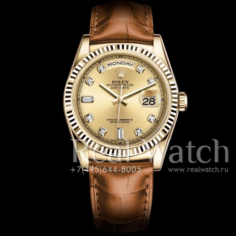 Rolex Day-Date 36 mm Yellow Gold Champagne Dial (Арт. RW-9176)