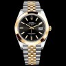 Rolex Datejust 41 Steel/Yellow Gold/Black Dial/Jubilee Bracelet (Арт. 048-350)